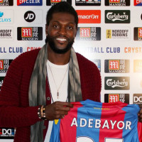 Adebayor has signed initially until the end of the season 