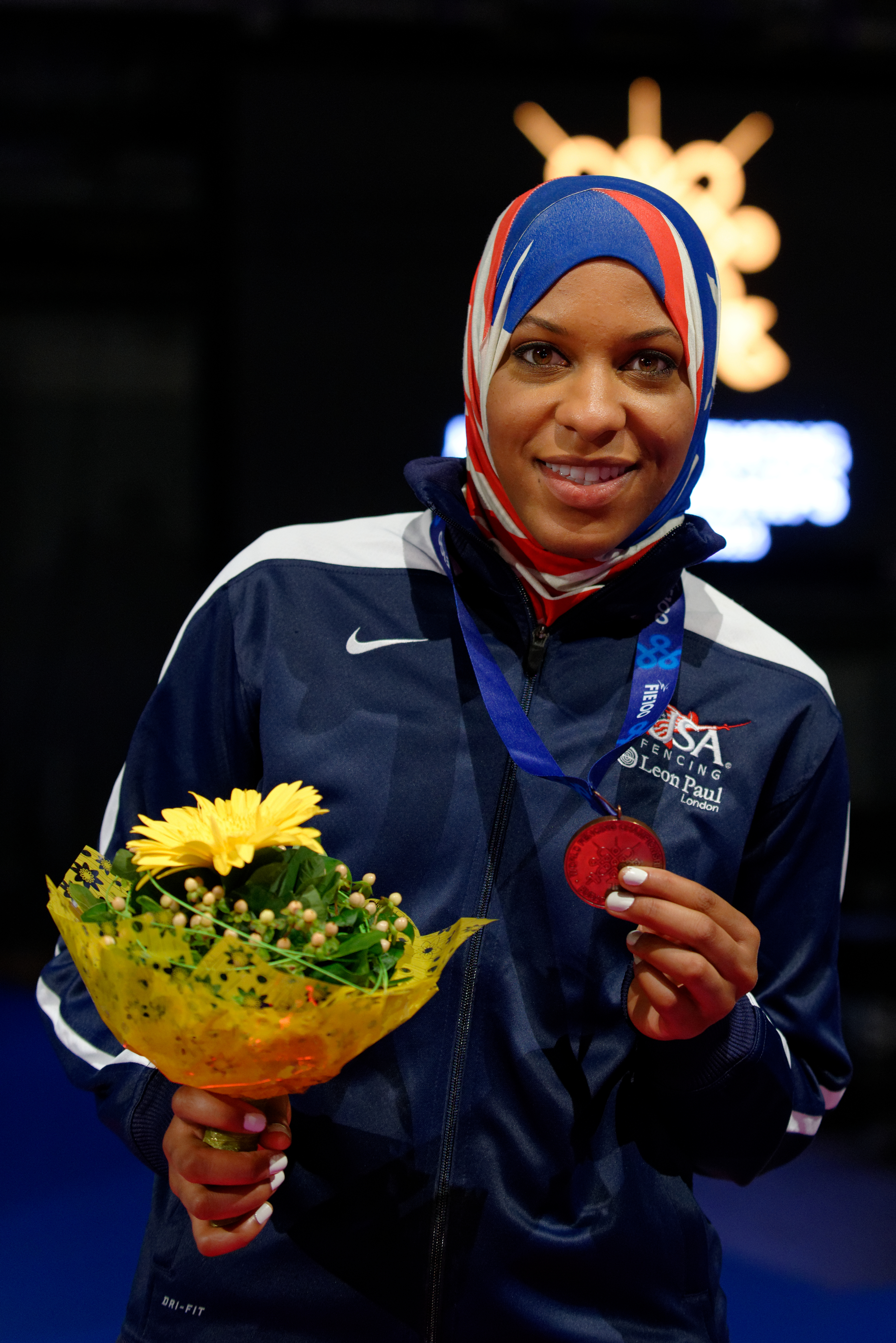 Ibtihaj Muhammad took up fencing at 13 because it meant she could remain fully covered while taking part in a sport