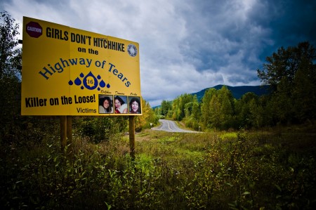 British Columbia’s infamous ‘Highway of Tears’, named for the women murdered along its 450-mile length