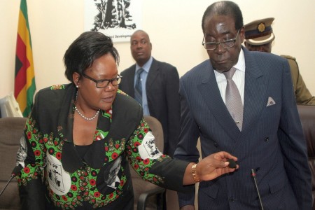 Mujuru and Mugabe endured a tense relationship shortly before she was fired in 2014