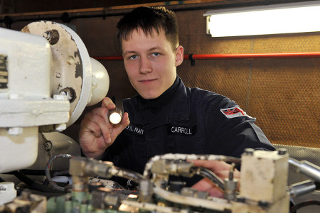 Engineering Technician (Marine Engineering) Zak Carroll Royal Navy [Image: MOD Crown Copyright]