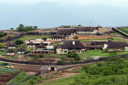 Zuma’s vast Nkandla compound includes two helipads, a visitor centre, a clinic and an outdoor amphitheatre
