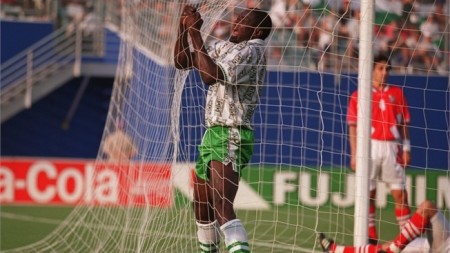 Rasheed Yekini was one of the best players at the 1994 FIFA World Cup 