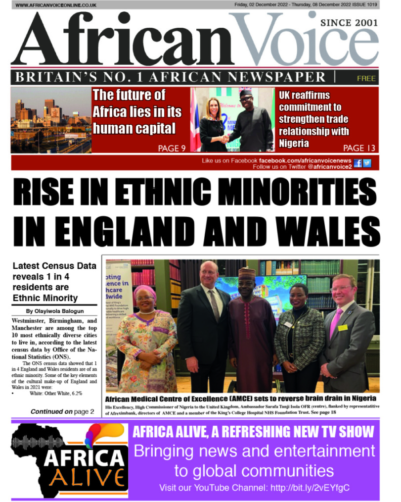 Rise in ethnic minorities in England and Wales
