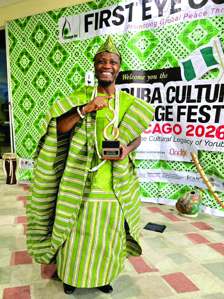 International Talking Drum Maestro Ayan De First Honoured in Chicago
