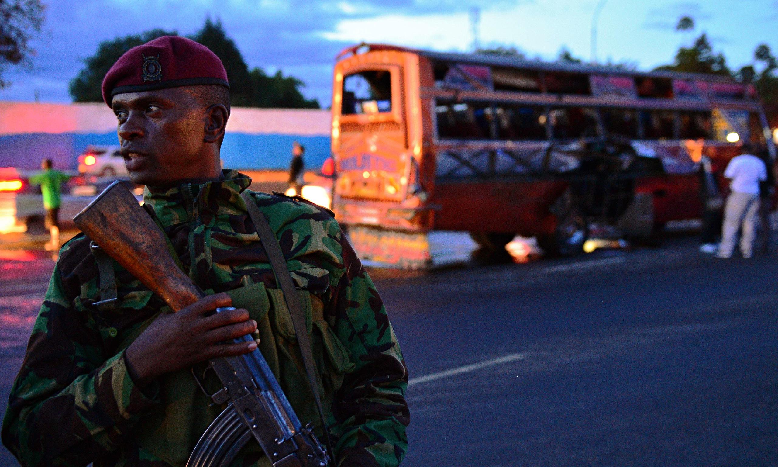 Bus bombing in Nairobi leaves at least three dead