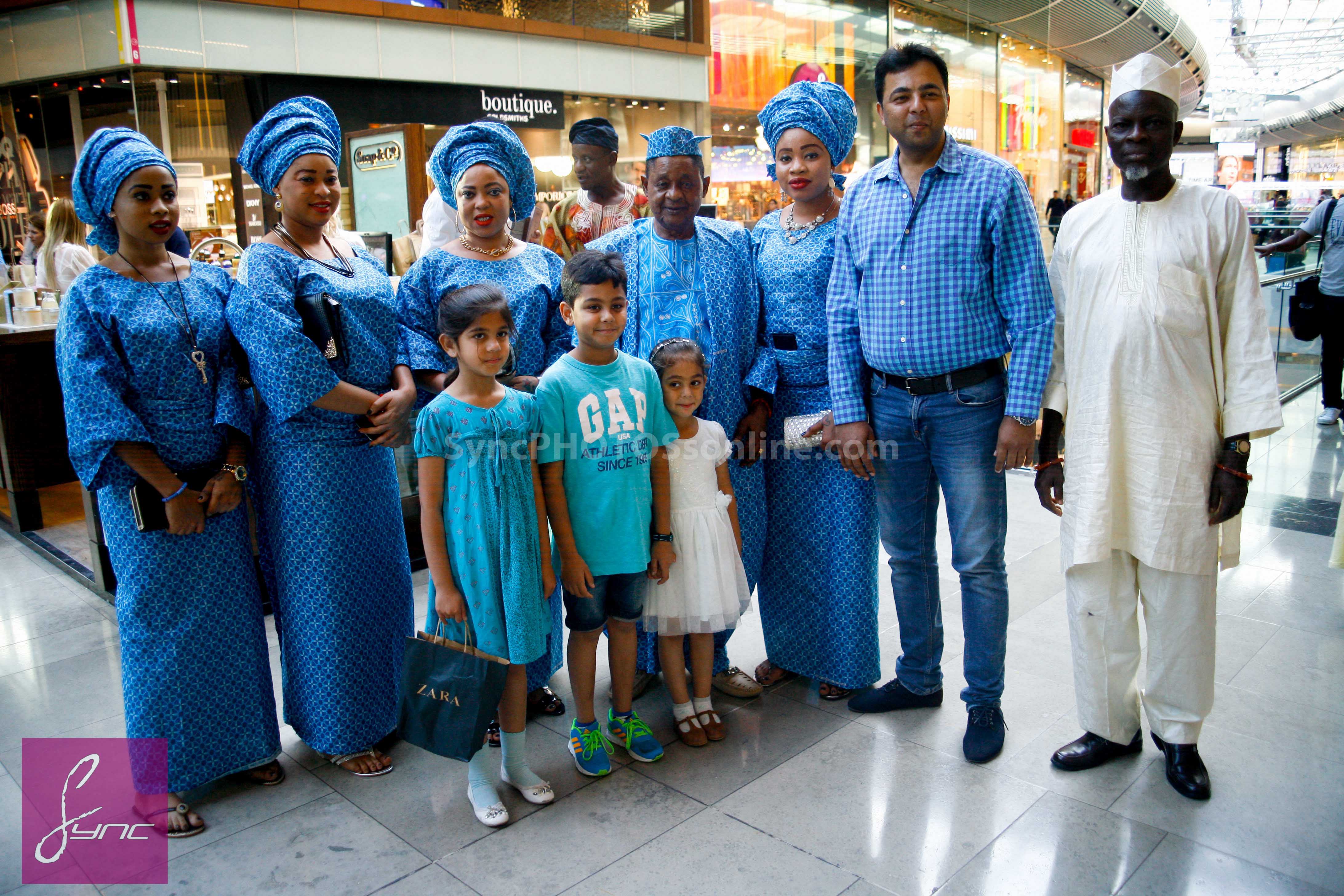 _MG_0664 Alaafin of Oyo_Oba Lamidi Olayiwola  Wives_Westfield London 3Sep14