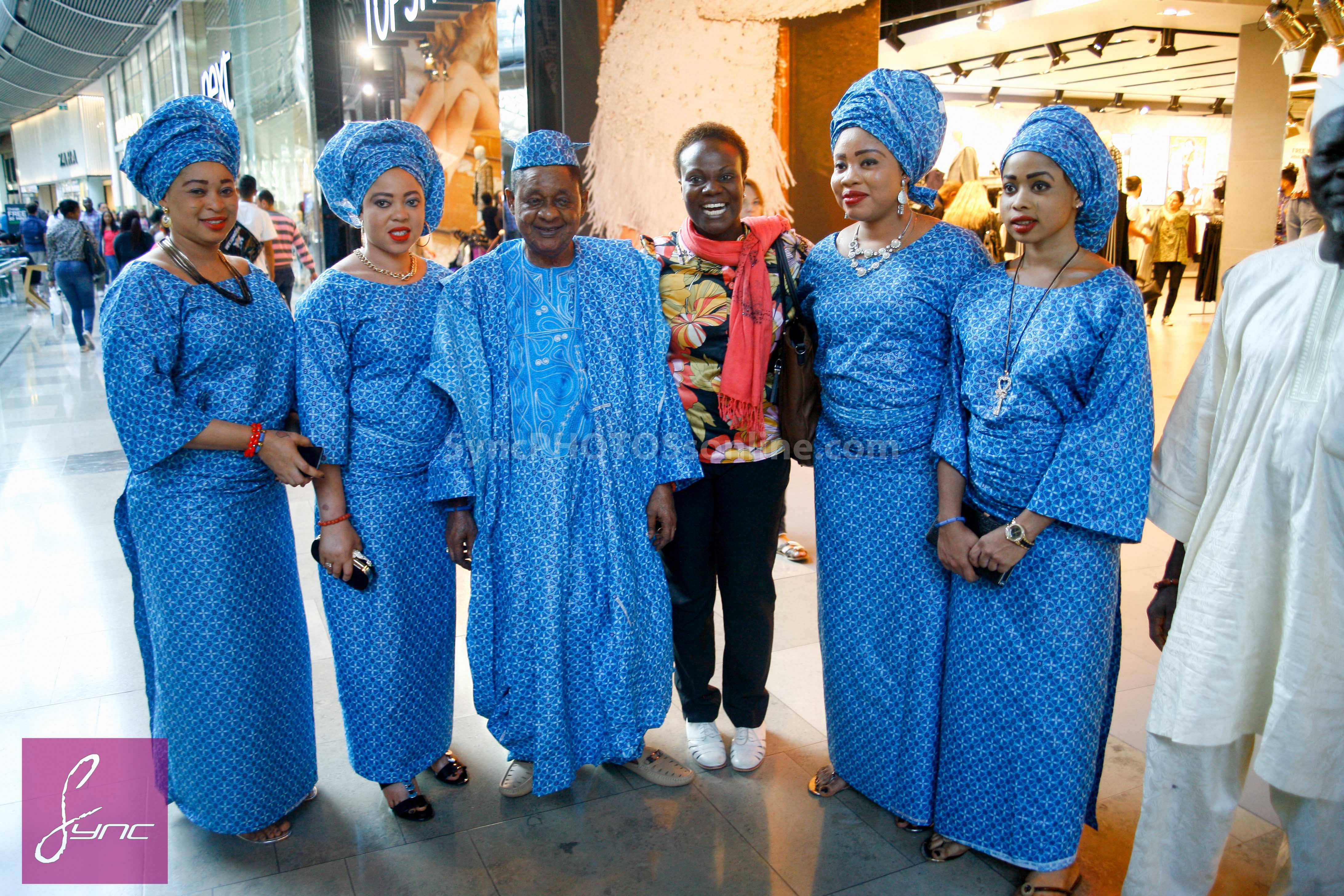 _MG_0686 Alaafin of Oyo_Oba Lamidi Olayiwola  Wives_Westfield London 3Sep14