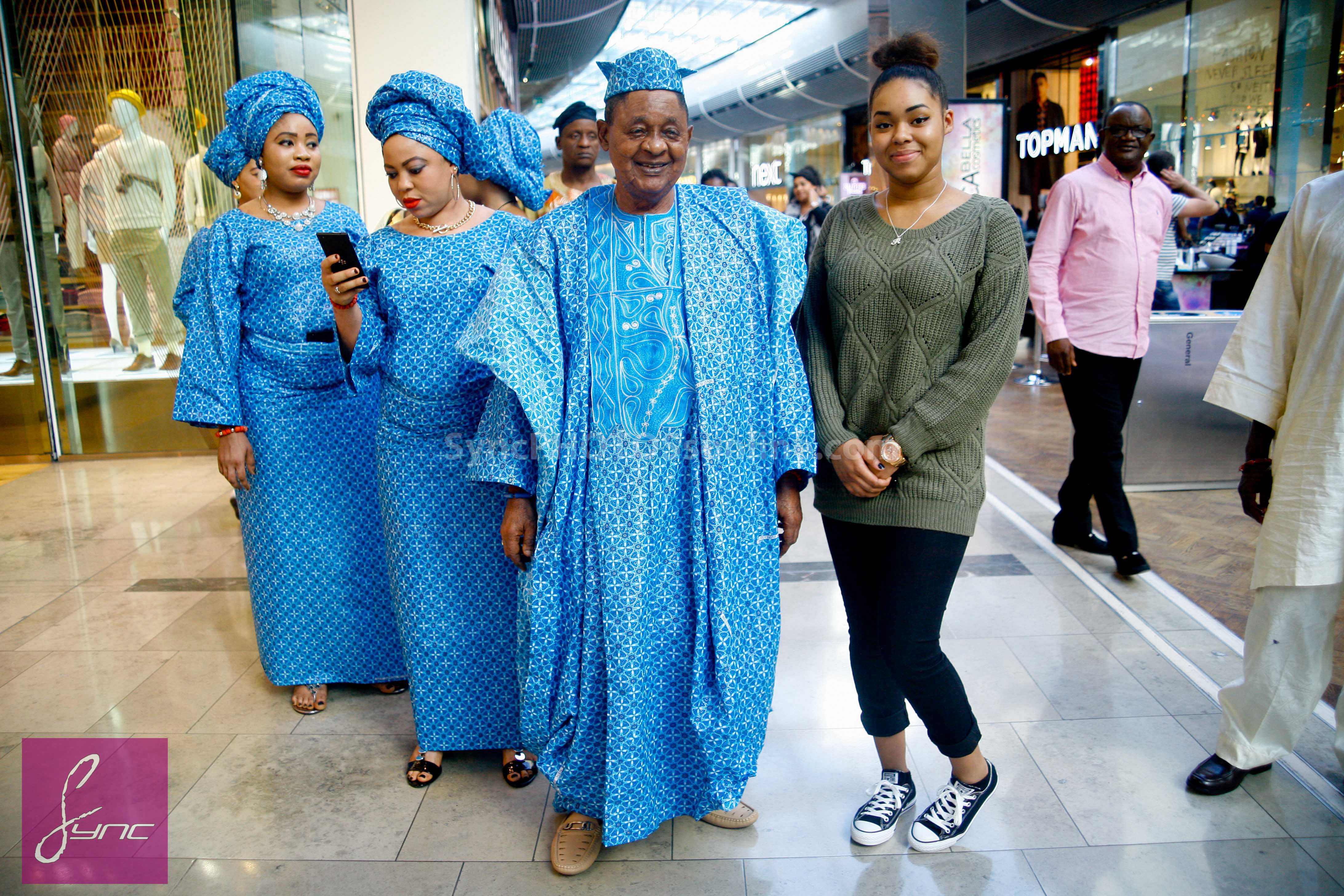 _MG_0711 Alaafin of Oyo_Oba Lamidi Olayiwola  Wives_Westfield London 3Sep14