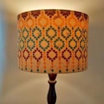 Kente lamp shade