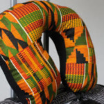 Kente neck pillow