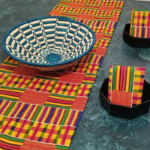 Kente runner & napkins