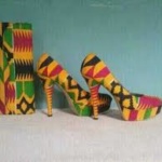 Kente shoes & bag 2