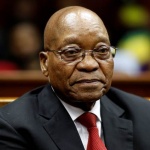 Former South African president Jacob Zuma appears at the KwaZulu-Natal High Court in Durban
