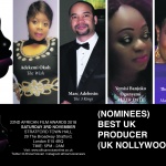 22ND AFA ’18 NOMINEES Best Producer UK Nollywood CARD