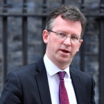 Britain’s Attorney General Jeremy Wright, leaves 10 Downing Street in London