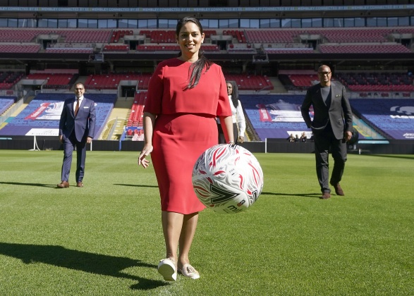 priti patel football shirt