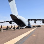 British Army Light Dragoons arrive in Mali