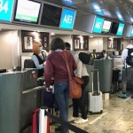 Passengers at OR Tambo International Airport