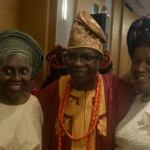 Dr Mary Akinola of Oxford who supervised the cutting of the cake with Father of the Bride – Professor Imafidon And Mrs Sokoya