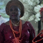 Joe Imafidon, who represented the head of the Bride’s family with Aunty of the Bride , and the Bride