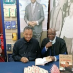 Fig 5 – Rev Jesse Jackson and Professor Chris Imafidon with the backdrop of Civil rights activism