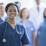 Nurse Smiling at Work