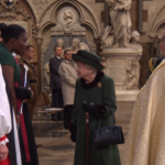 Fig 1a – HM Queen Elizabeth thanks Ms Adedoyin Sonibare for tribute to her husband, Duke of Edinburgh