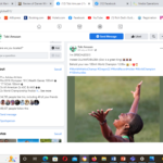 Fig1 Tobi Amusan -lifts her hands giving glory to God for world record