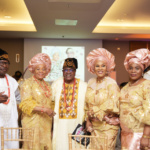 Celebrant , Prince Mike Abiola , Mrs Golda Abiola , Mrs Funke Folie , Mrs Oseni