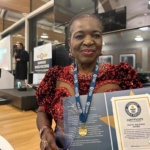 Double Mayor – Dr Kate Anolue after receiving another award in London