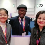 01 – Figure 4 – Youngest International Speaker at the conference and her mother