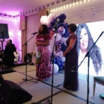 Singer Sinach Took to the stage to sing