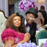 Singer Sinach with Professor Chris Imafidon