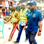 isale eko union visits Dosunmu Market