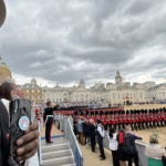 Fig 2- Guests at the King Charles birthday rehearsal -Trooping the colour