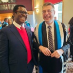 Fig 1a – Sir Chidozie Mbanefo and the Prof Stephen Decent of Glasgow