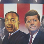 Fig 1e – President John F Kennedy with Dr Martin Luther King Jr – victims of Assassination