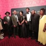 Fig 4- Lord Simon Wolley flanked by Prof Chris Imafidon – Dr Rex and Dr Susan at previous AAA dinner in Parliament