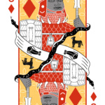 Bini Playing Card, digital art 2019, © Osaze Amadasun