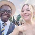 Wimbledon – Figure 3 Professor Chris Imafidon with multi-award winning actress Sienna Diana Miller