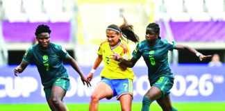 Colombia knocks Nigeria out of U-20 Women’s World Cup